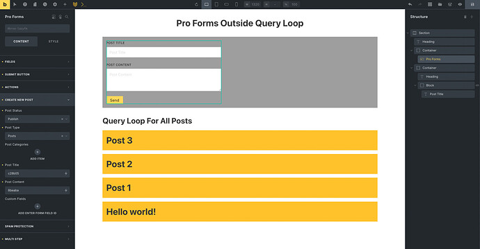 Query Circular Form Pro Forms in query loops - Bug Reports - Bricksforge Community Forum