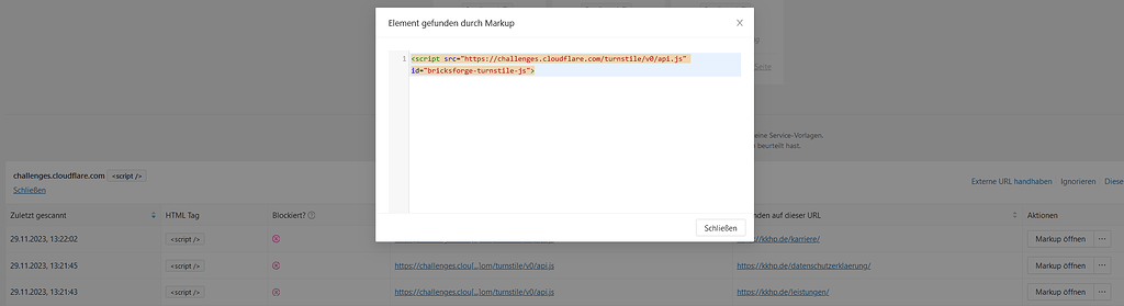 Turnstile turned off but the script is loading anyway - Bug Reports ...
