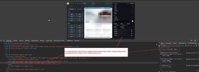 styling issue