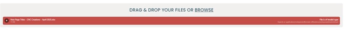invalid type