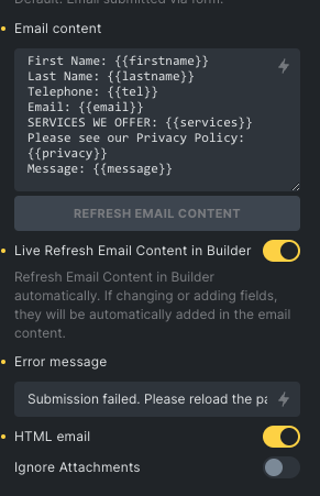 Email Content