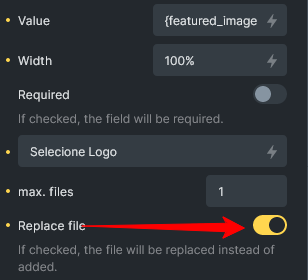 replace img pro form